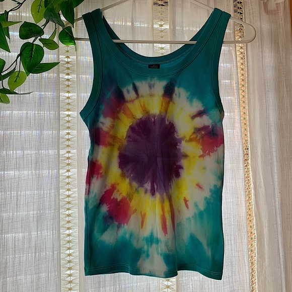 🆓☀️ Wild Fable Womens Tie Dye Tank Size Medium - Picture 2 of 7